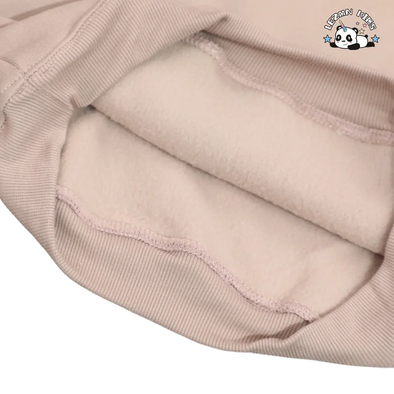 LEZONKIDS - Wholesale Kids Joggers Suits Boys Custom Joggers Set Solid Plain Kid Boys Clothing Set for Autumn